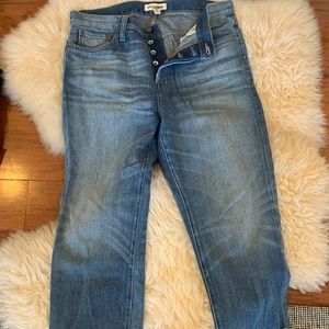 Super soft frayed jeans just in time for warmth!